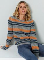 Pullover in Garnmix 