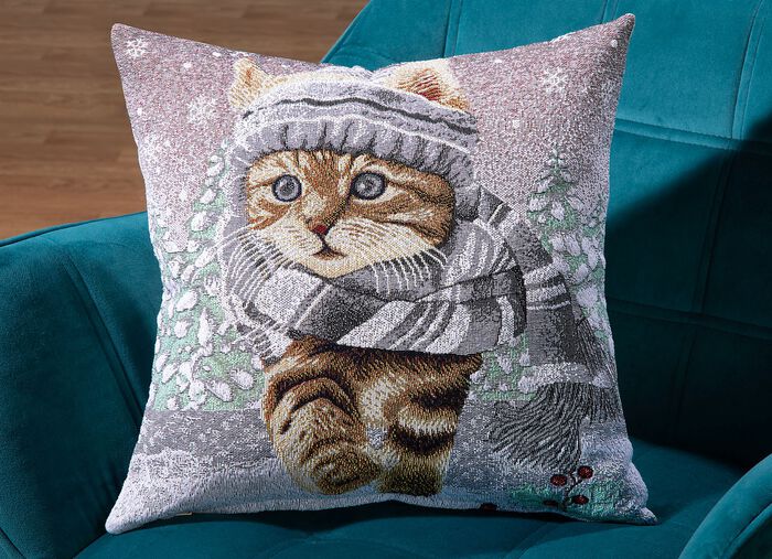 Kissenbezug aus hochwertigem Gobelin 