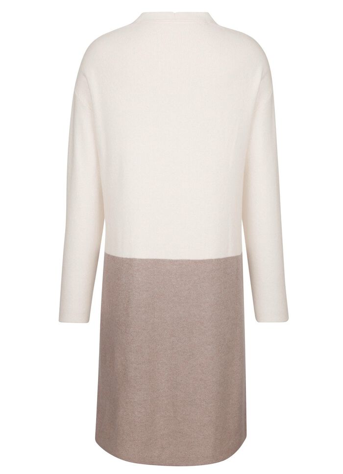 Long-Strickjacke mit Kaschmir 