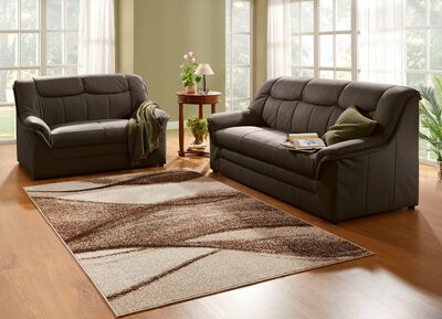 Polsterm&ouml;bel mit Bezug aus echtem Leder 