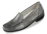 Waldl&auml;ufer Mokassin-Slipper aus edlem Rind-Nappaleder 