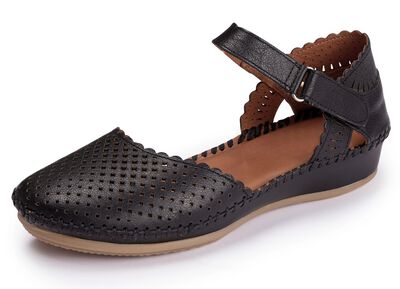 ELENA EDEN, sommerliche Damen-Sandalen, Weite G, aus Leder 
