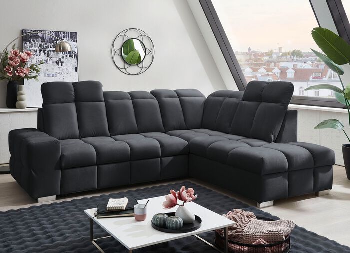 Polsterecke mit Funktion und verstellbaren Kopfst&uuml;tzen 