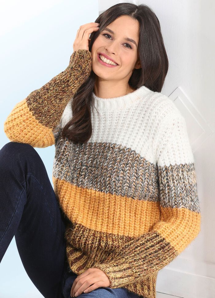 Pullover in Grobstrick 