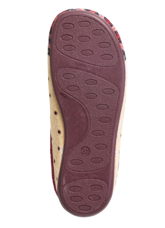 Laurina, klassische Damen-Hausschuhe, mit herausnehmbarem Fu&szlig;bett 