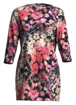 Strick-Tunika mit dezenten Glitzerakzenten 