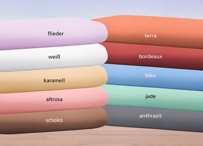 Biber-Betttuch aus 100% Baumwolle 