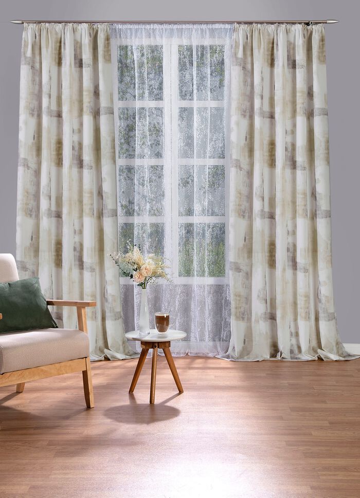 Herrliche &Uuml;bergardine aus Dekostoff 