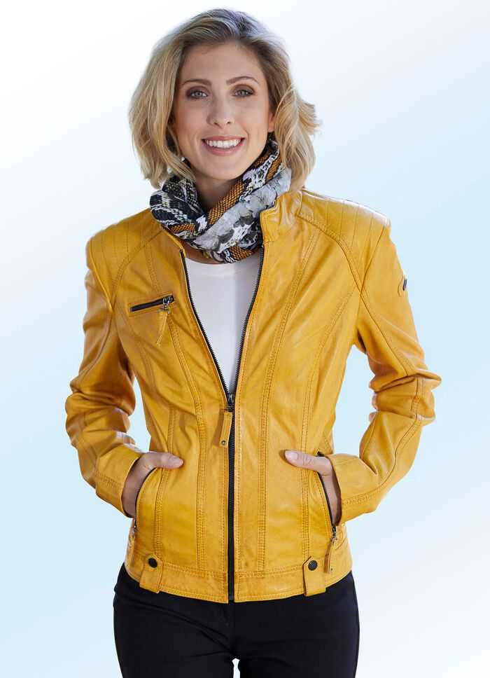 Lederkurzjacke von "Cabrini" 