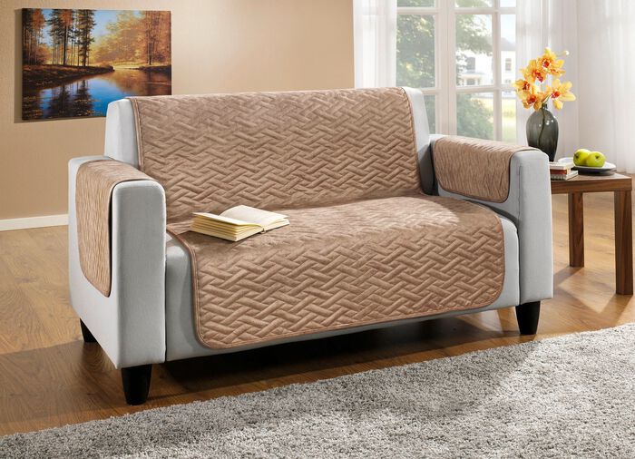 Wohnaccessoires in Wildleder-Optik mit Anti-Rutsch-R&uuml;ckseite 