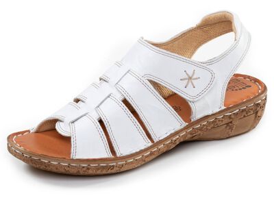 ELENA EDEN, klassische Damen-Sandalen, Weite G, mit Klettverschluss 