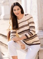 Pullover mit hochwertigem Effektgarn 