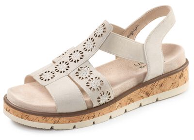 ELENA EDEN, sommerliche Damen-Sandalen, Weite G, mit herausnehmbarem Fu&szlig;bett 