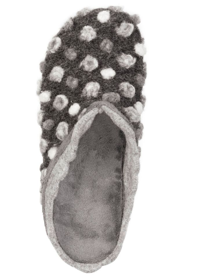 Laurina, klassische Damen-Hausschuhe, mit herausnehmbarem Fu&szlig;bett 