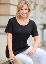 Shirt mit Strasssteinchen 