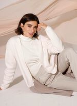 Long-Strickjacke mit Kaschmir 