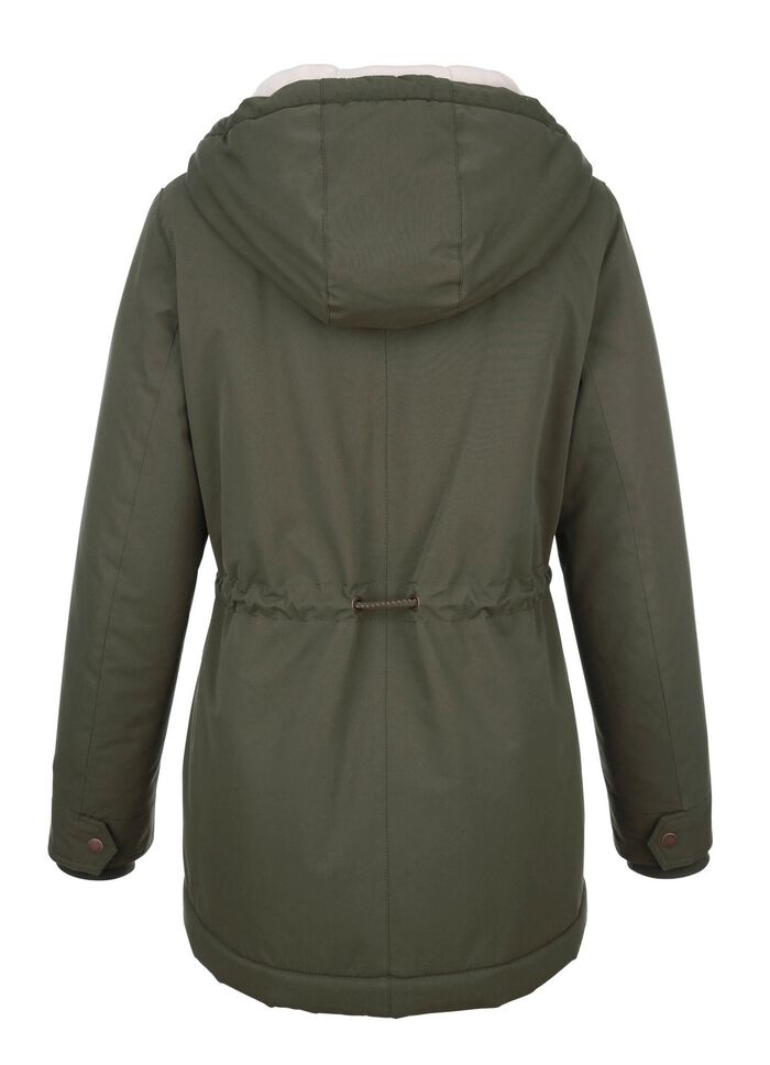 Funktionsjacke mit fester Kapuze 