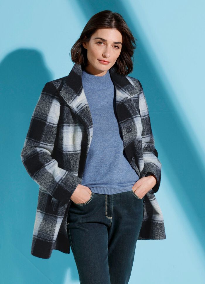 Jacke mit Karodessin 