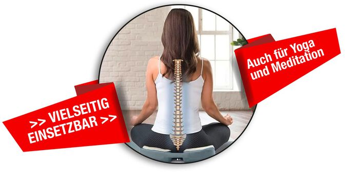 Sitzkissen f&uuml;r bequemes Sitzen 