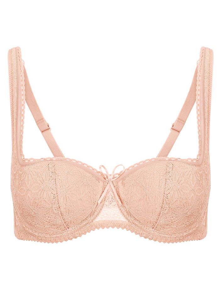 Susa Dirndl-BH mit floraler Elastikspitze im Vorderteil 