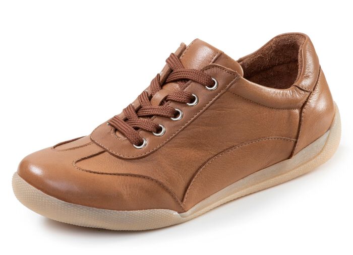 Andrea Conti, bequeme Damen-Sneaker, Weite G, mit herausnehmbarem Fu&szlig;bett 