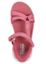 SKECHERS, sportliche Damen-Sandalen, mit geformter Slip-Ins Fersenplatte 