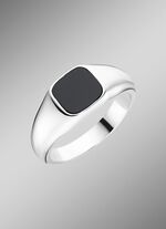 Eleganz f&uuml;r den modernen Mann: Herrenring mit echt Achat 