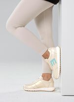 ELENA EDEN Sneaker aus schimmerndem Nappaleder 