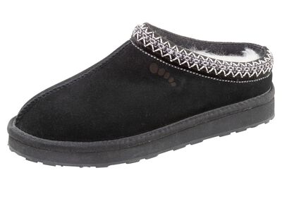 ELENA EDEN, warme Damen-Clogs, mit Lammfell 