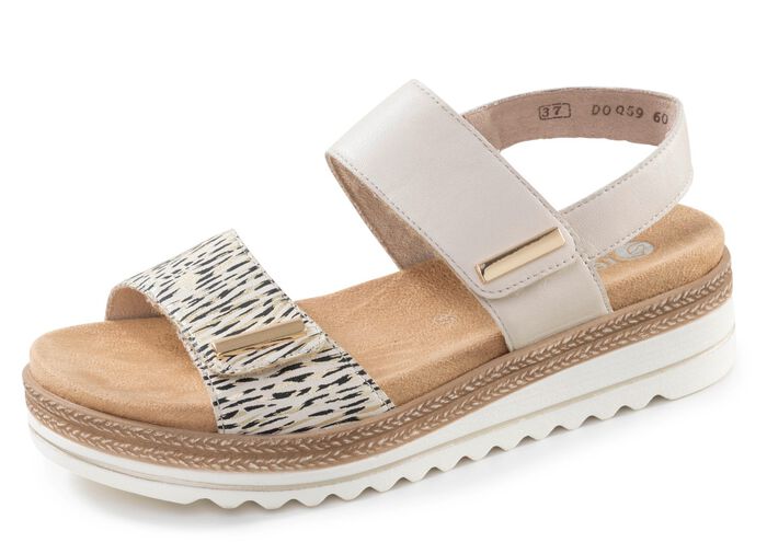 Remonte, schicke Damen-Sandalen, mit herausnehmbarem Fu&szlig;bett 