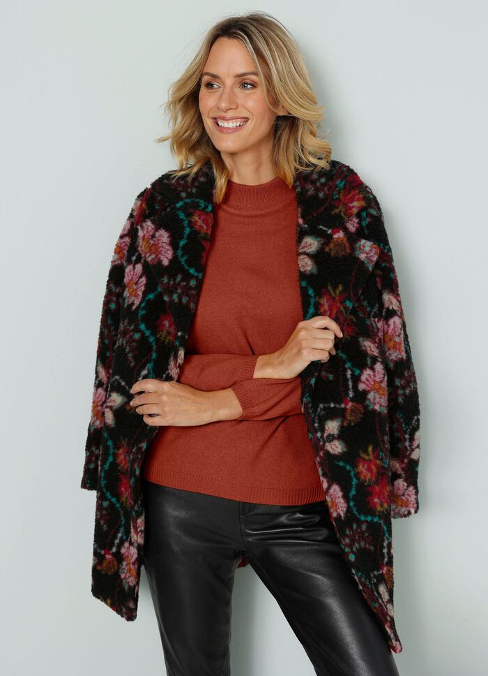 Jacke mit Floralprint 