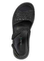 Waldl&auml;ufer, bequeme Damen-Sandalen, Weite H, mit herausnehmbarem Fu&szlig;bett 