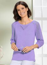 Pullover mit Ajourmuster 