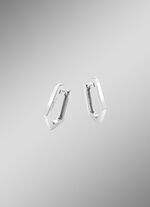 Gl&auml;nzende Klappcreolen 