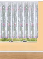 Blumenfenster-Store mit Universalschienenband 