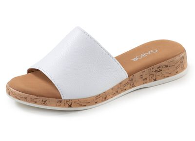 Gabor, elegante Damen-Pantoletten, Weite G, mit Gummizug 