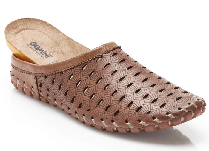 Gemini, sommerlicher Damen-Sabot, Weite G, mit herausnehmbarem Fu&szlig;bett 