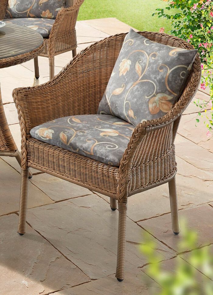 Sitzkissen "Valetta", zu Gartenm&ouml;bel Bamberg, 2er-Set 