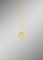 Vergoldeter Anh&auml;nger mit Zirkonia 