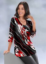 Shirt mit 3/4-langen &Auml;rmeln 