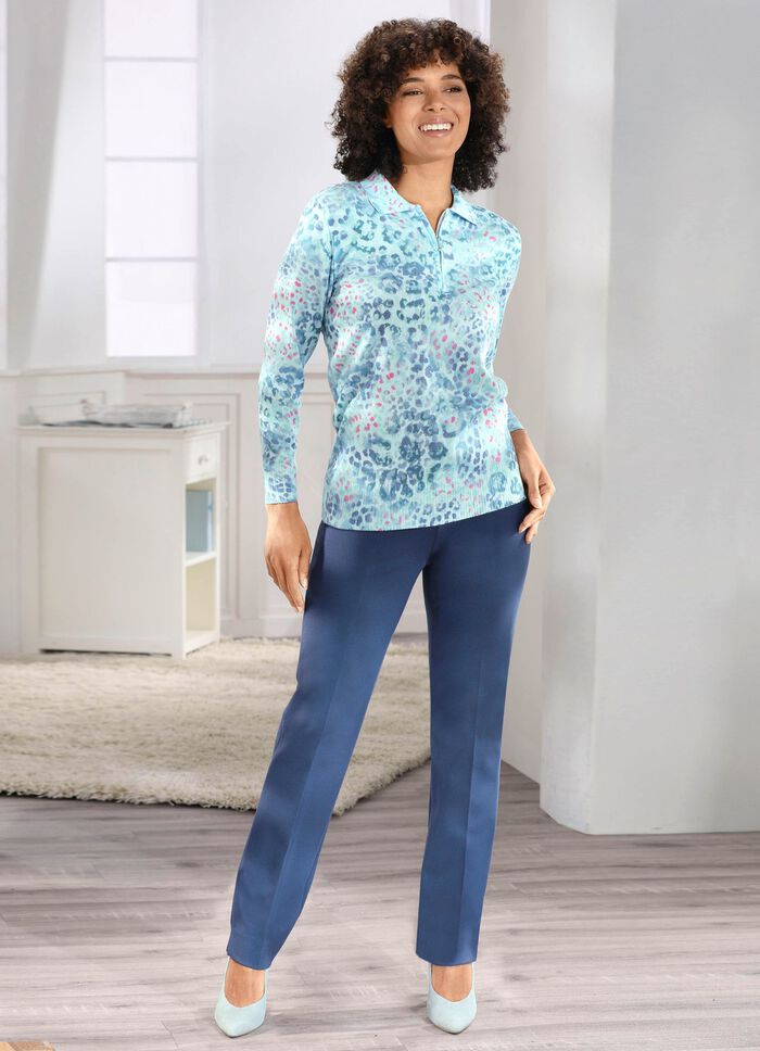 Pullover in weich flie&szlig;ender Qualit&auml;t 