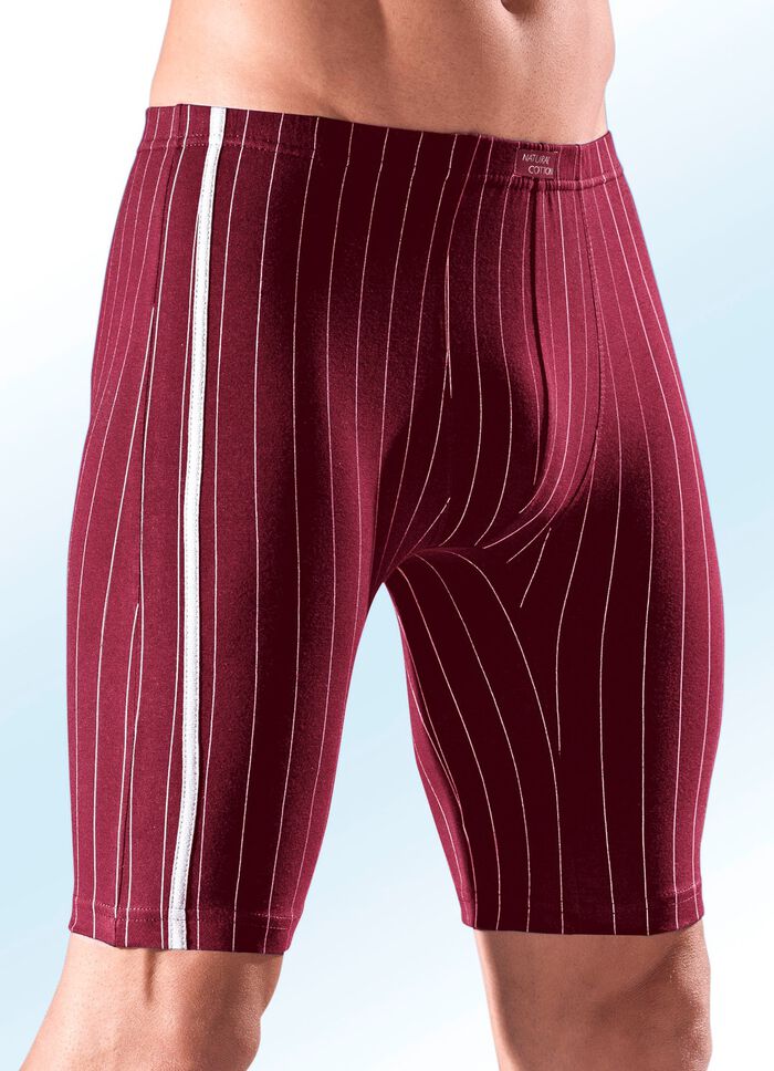 Viererpack Longpants, gestreift 