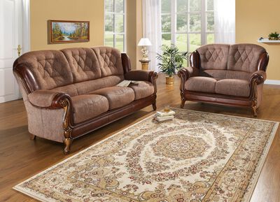 Polsterm&ouml;bel mit edlen Holzchatosen 