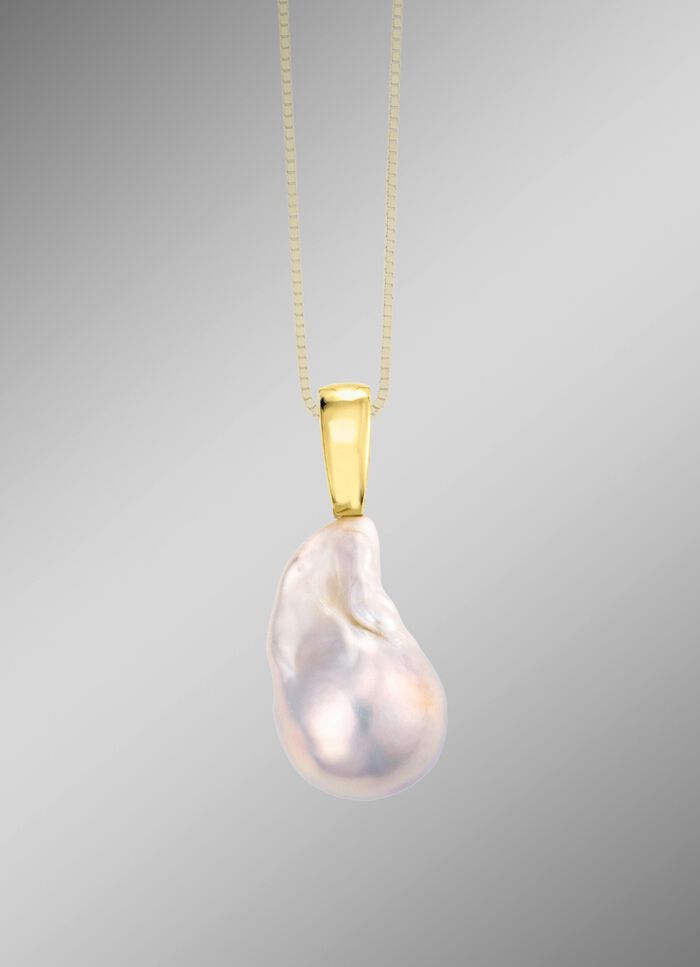 Einzigartiger Anh&auml;nger mit S&uuml;&szlig;wasser-Zuchtperle 