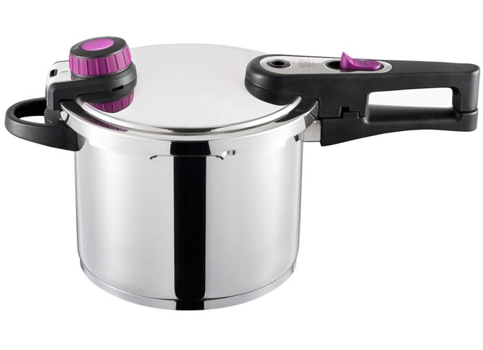 Schnellkochtopf aus rostfreiem Edelstahl 