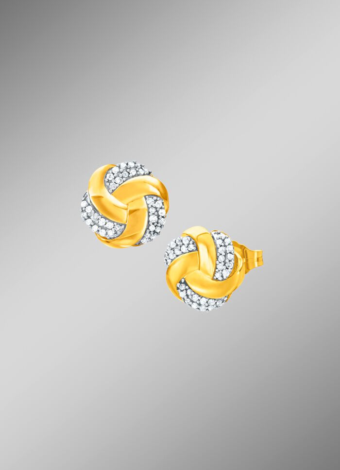 Ohrstecker in Knotenform 