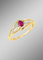 Damenring mit Rubin 