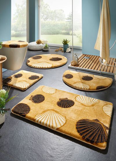 Badvorleger mit rutschhemmender R&uuml;ckseite 