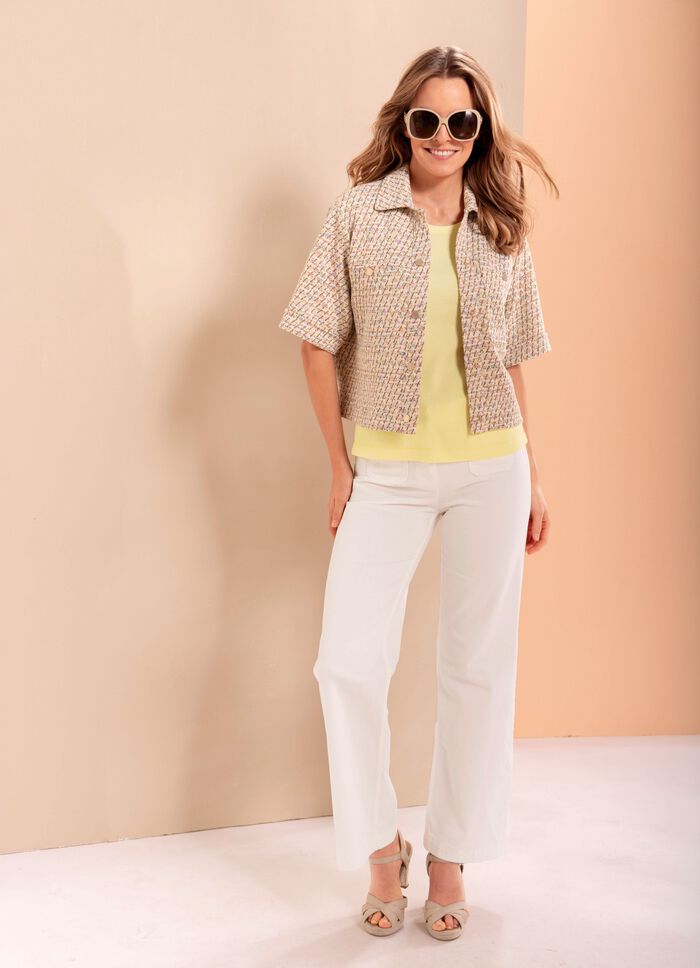 Hose mit etwas weiterem Beinverlauf 