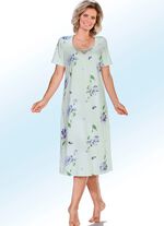 Zweierpack Nachthemden mit kurzen &Auml;rmeln und Spitze 